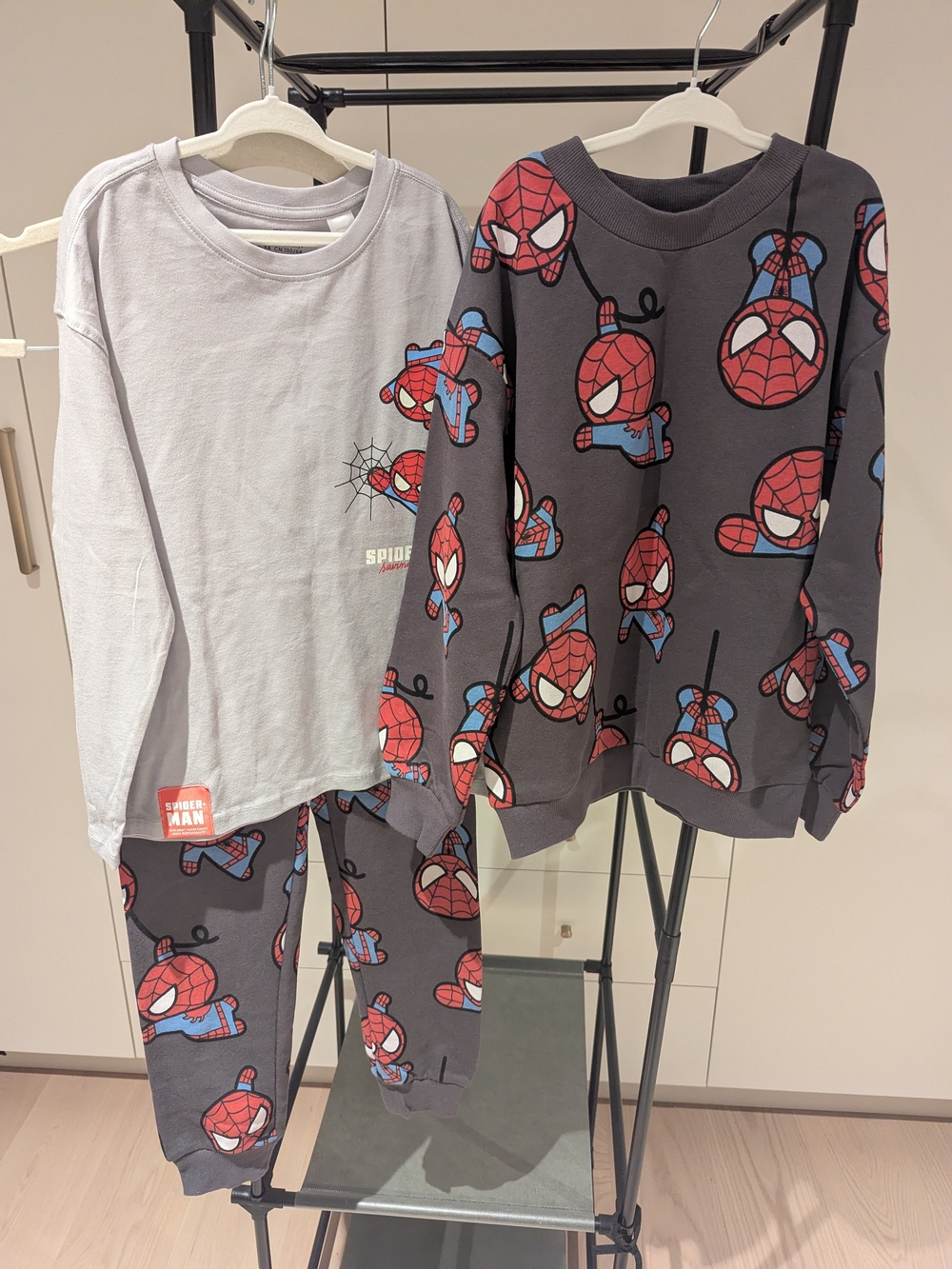 Spider-Man Kids Set - Gray & Light Gray